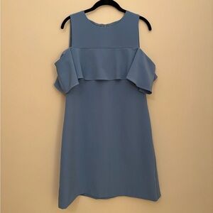 Just...Taylor Sky Blue Off-Shoulder Dress